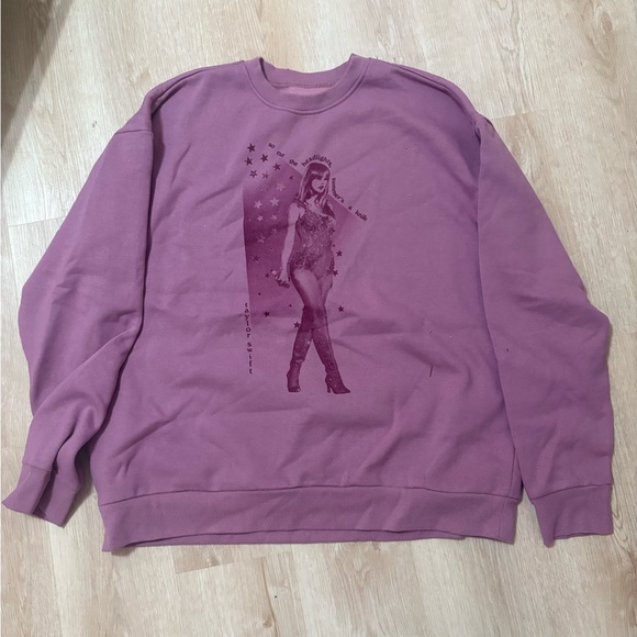 Taylor Swift Mauve Graphic Sweater - Picture 1 of 3